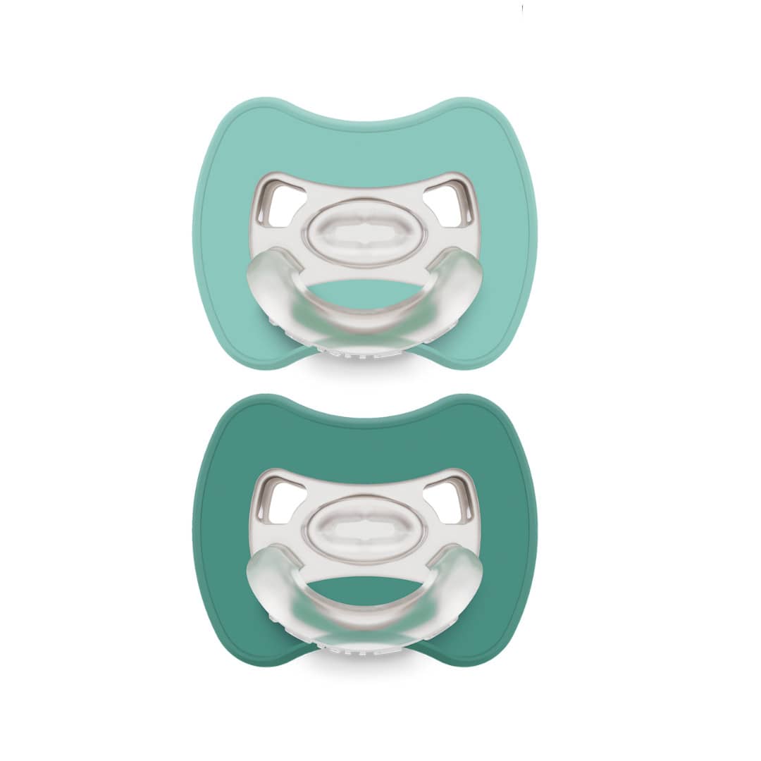 Ciuccio Super Leggero in Silicone Medicale - Verde - J Bimbi