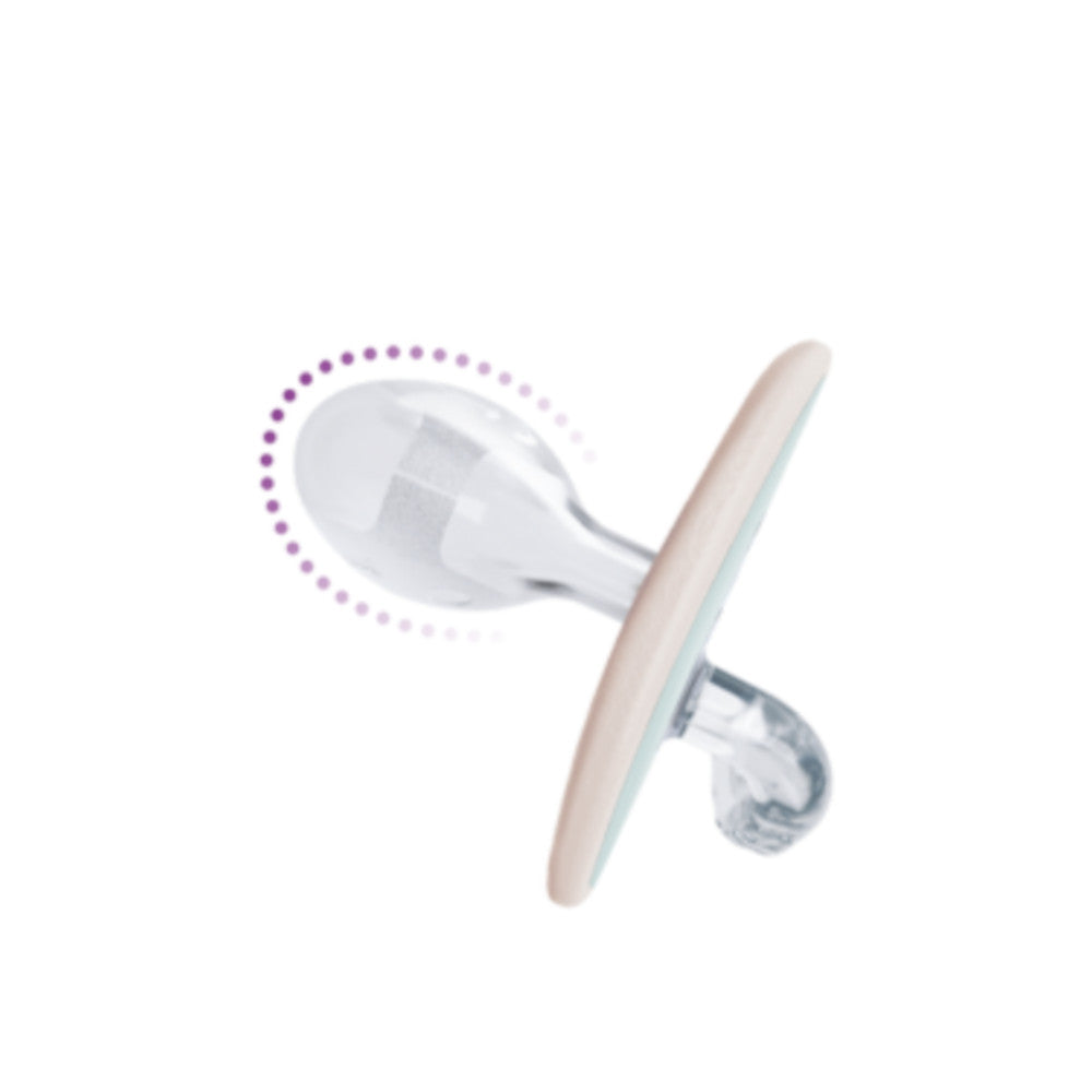 Ciuccio Super Leggero in Silicone Medicale - Avio Blu - Bipack - 2-6 Mesi