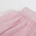 COMPLETO BAMBINA NEONATO ESTIVO COTONE + TULLE "CIGNO" - elastico gonna