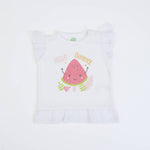 COMPLETO NEONATA BAMBINA ESTIVO "FRAGOLA" - Maglia