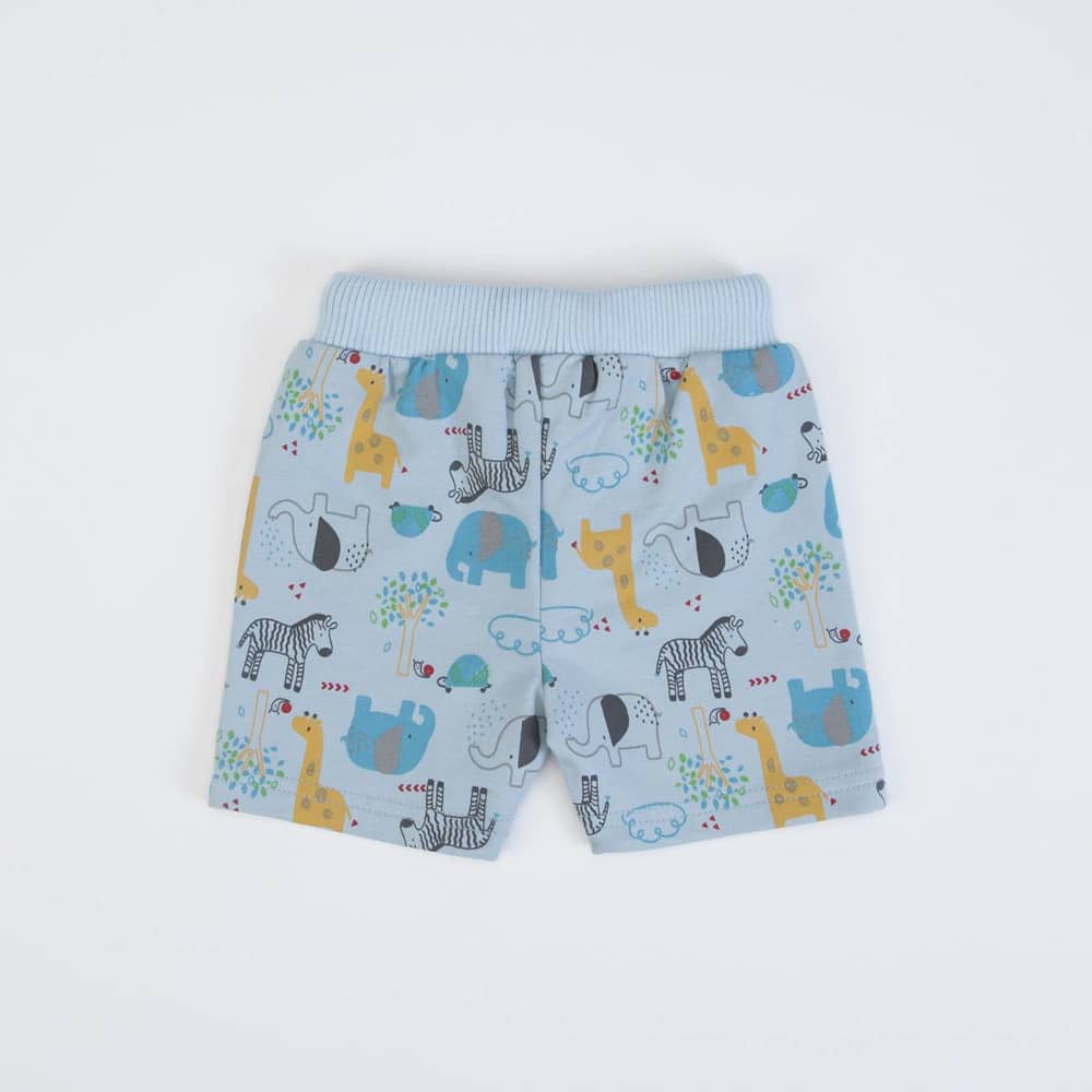 COMPLETO NEONATO BAMBINO MEZZA MANICA "GIRAFFA" - retro pantaloncino