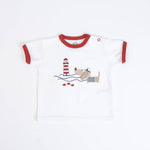 COMPLETO NEONATO BAMBINO MEZZA MANICA "CANE" - maglia