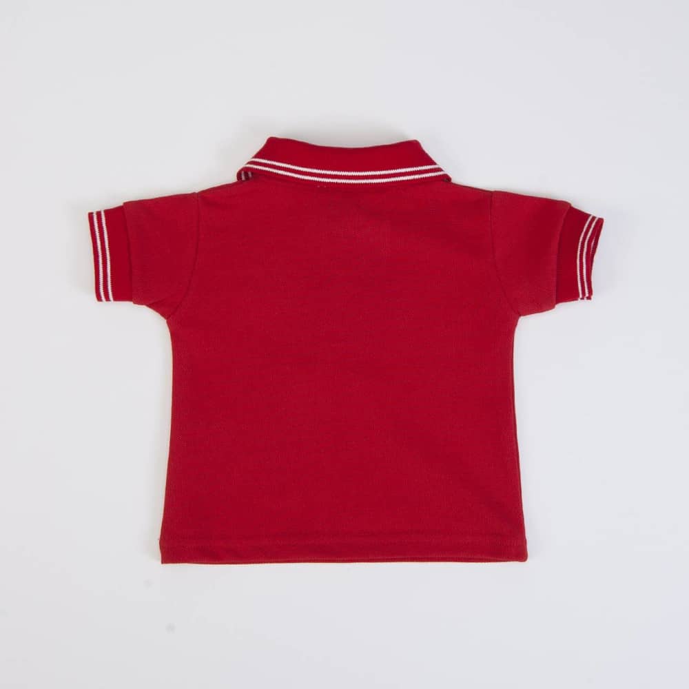 COMPLETO NEONATO BAMBINO DENIM CON POLO "BICI" - retro polo