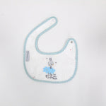 BAVAGLINO BAVETTA NEONATO IN SPUGNA IMPERMEABILE 19x19 CM - CONIGLIETTO - Nene Shop
