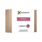 16 Pezzi - Palline - Pastello - 100% Legno ABS Atossico - Apprendimento - Connetix