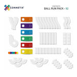 92 Pezzi - Pacco Pista Palline - Arcobaleno - Connetix