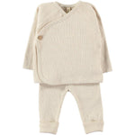 Coordinato Neonato in Caldo Cotone - Easycanale Beige - 1-3 Mesi