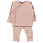 Coordinato Neonato in Caldo Cotone - Easycanale Rosa - 1-3 Mesi