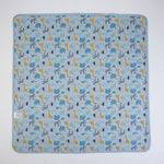 COPERTINA NEONATO CARROZZINA CULLA PASSEGGINO PRIMAVERILE IN COTONE "GIRAFFA" - Retro