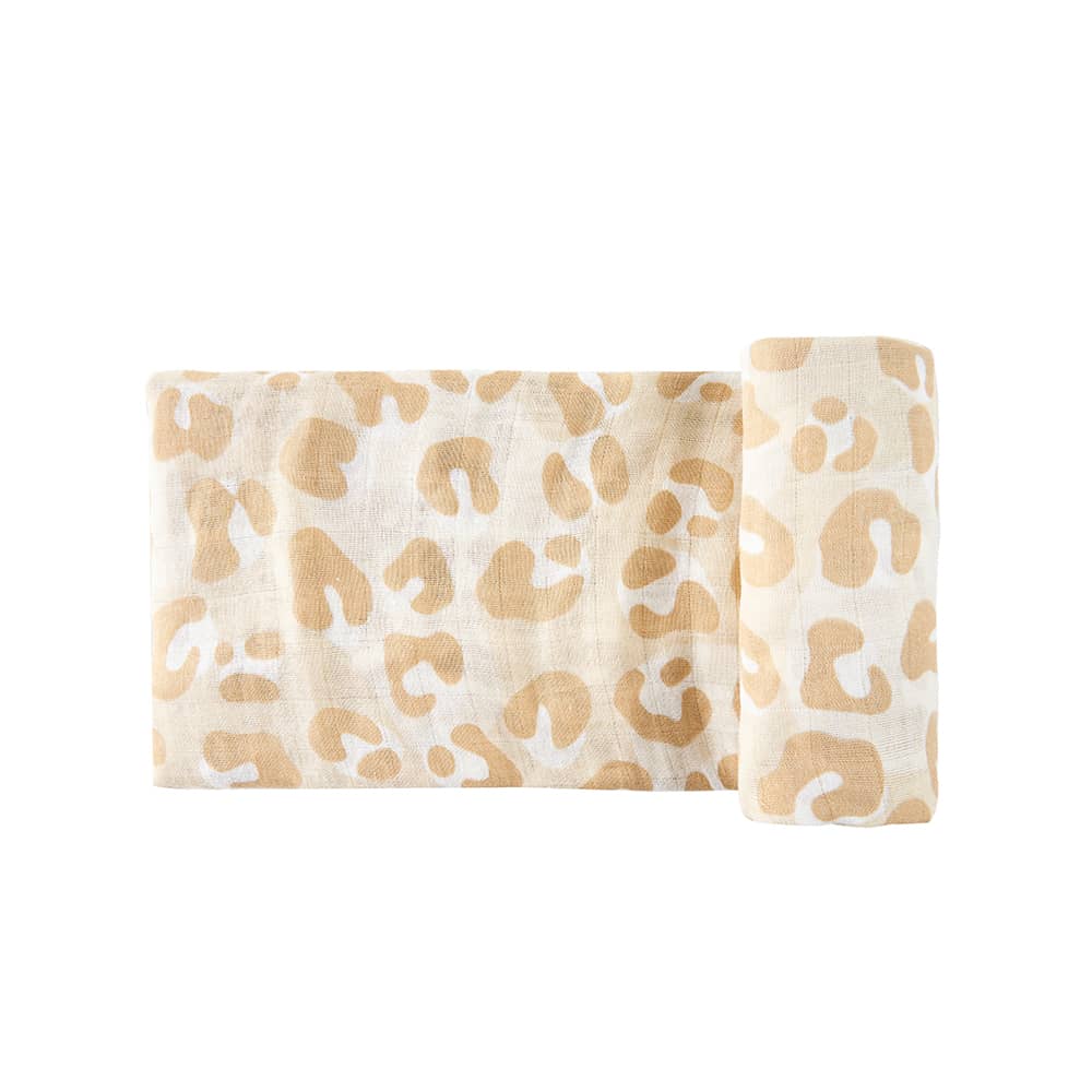 Copertina Neonato in Mussola di Bamboo 120x120 cm - Roar