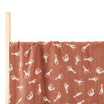 Copertina Neonato in Mussola di Bamboo 120x120 cm  - Savanna