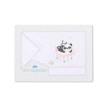 Completo Lenzuola Lettino con Sbarre - Panda Rosa