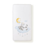 Set Piumone e Paracolpi Lettino con Sbarre - Panda - Celeste - piumone