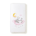 Set Piumone e Paracolpi Lettino con Sbarre - Panda Rosa