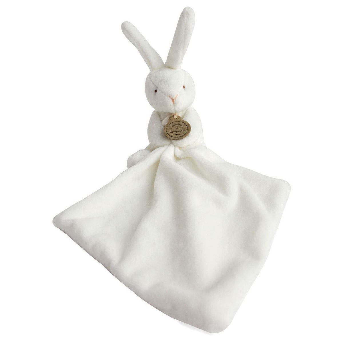 Doudou Neonato Nascita Coniglietto Bianco 13 cm