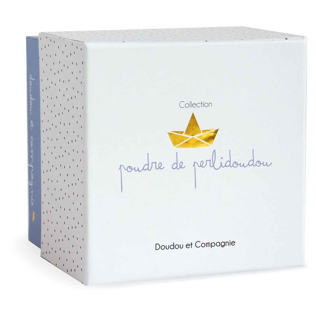 Doudou Neonato Nascita Coniglietto Bianco Celeste 15 cm