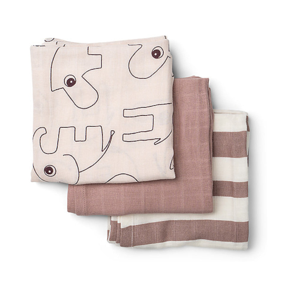 Set 3 Telini in Mussola Done By Deer Cipria