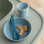 Set Pappa - 3 Pezzi - Set Prima Pappa - Done By Deer - Blu