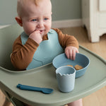 Set Pappa - 3 Pezzi - Set Prima Pappa - Done By Deer - Blu