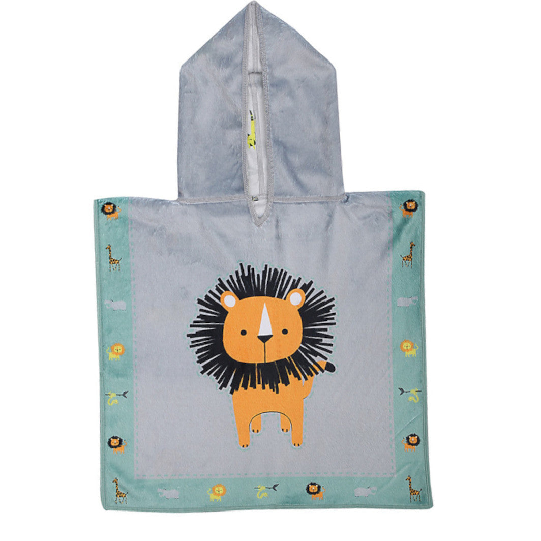 PONCHO MARE BAMBINO CON CAPPUCCIO 