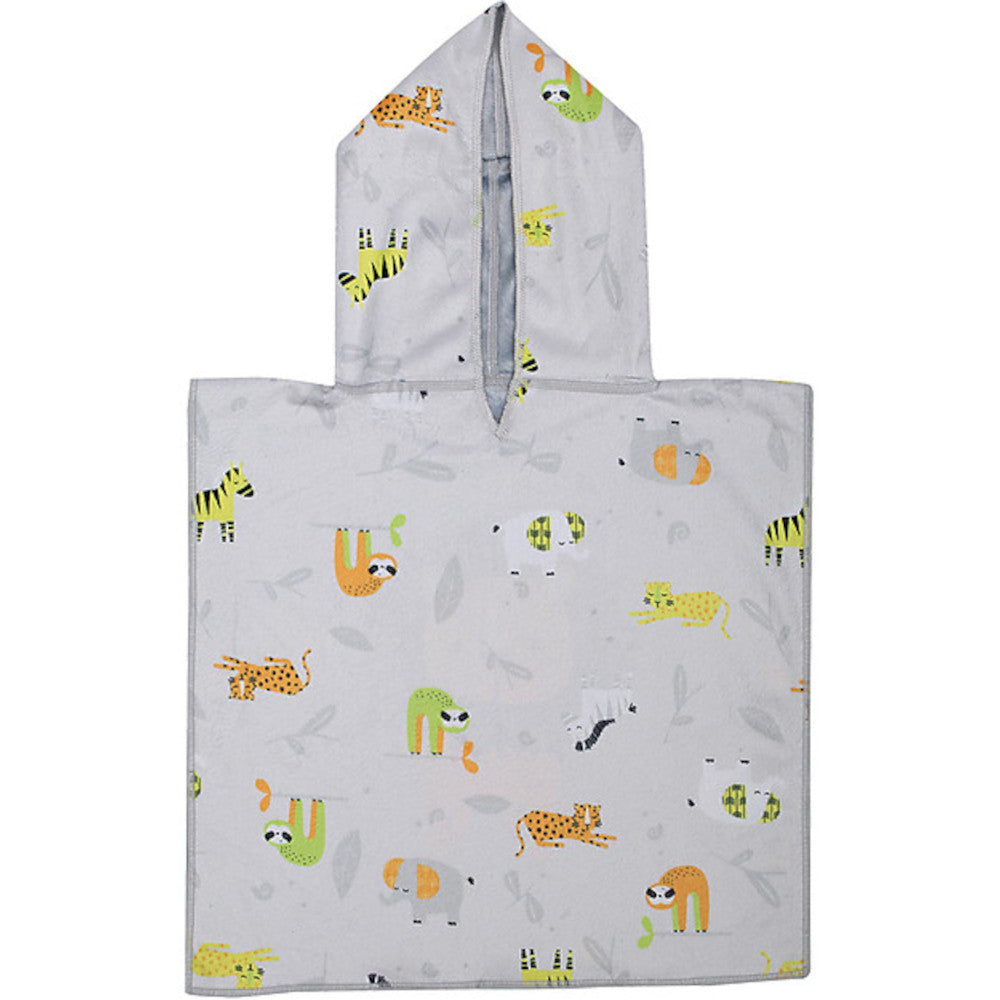 PONCHO MARE BAMBINO CON CAPPUCCIO - double face