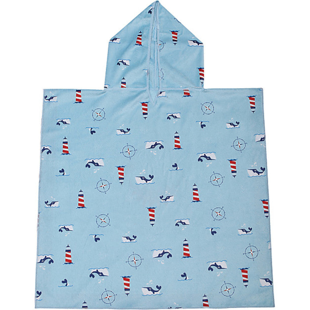 Poncho Mare 2-6 anni Reversibile Squalo - interno