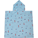 Poncho Mare 2-6 anni Reversibile Squalo - interno