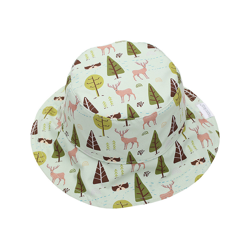 CAPPELLO ESTIVO BAMBINA REVERSIBILE Anti-UV SPF 50+ ALCE/COTTAGE 6-24 MESI
