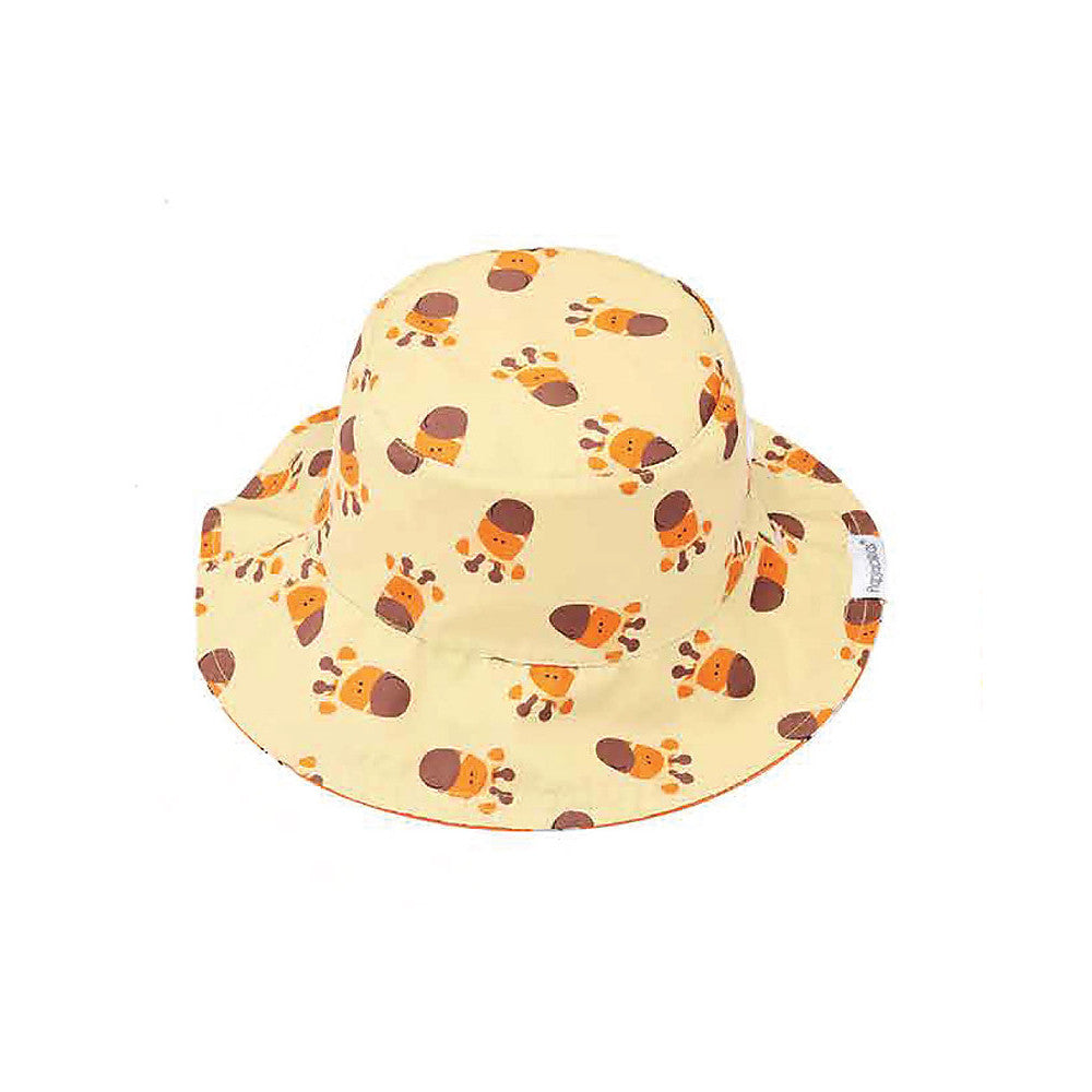 CAPPELLO ESTIVO BAMBINA REVERSIBILE Anti-UV SPF 50+ GIRAFFA/ZEBRA 6-24 MESI