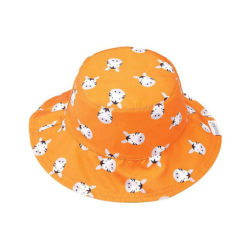 CAPPELLO ESTIVO BAMBINA REVERSIBILE Anti-UV SPF 50+ GIRAFFA/ZEBRA 6-24 MESI
