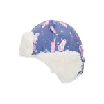 Cappellino Invernale Bambino Unicorno Indaco