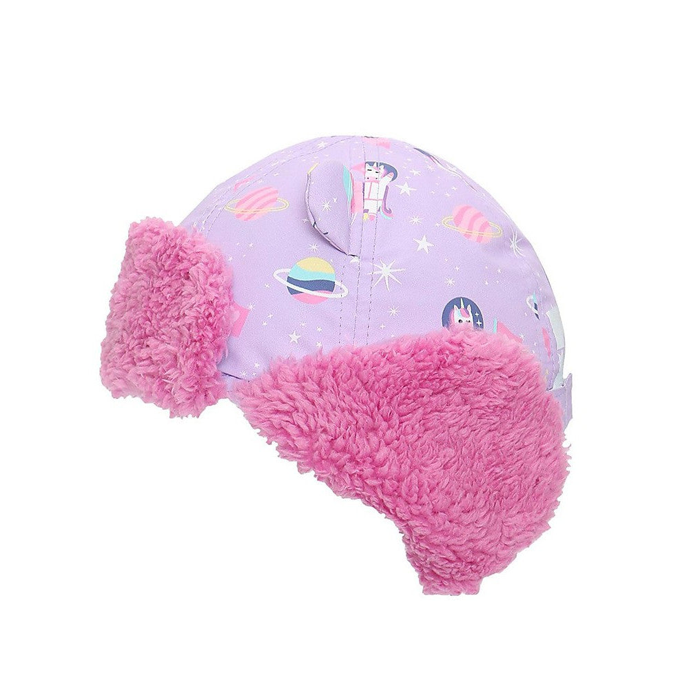 Cappellino Invernale Bambino Unicorno Lilla