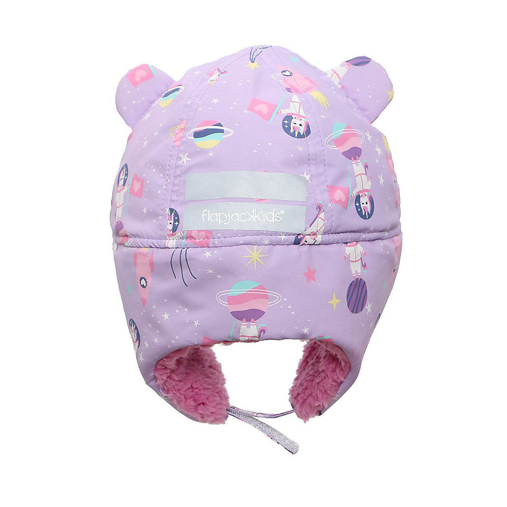 Cappellino Invernale Bambino Unicorno Lilla