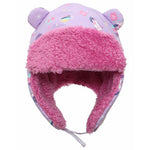 Cappellino Invernale Bambino Unicorno Lilla