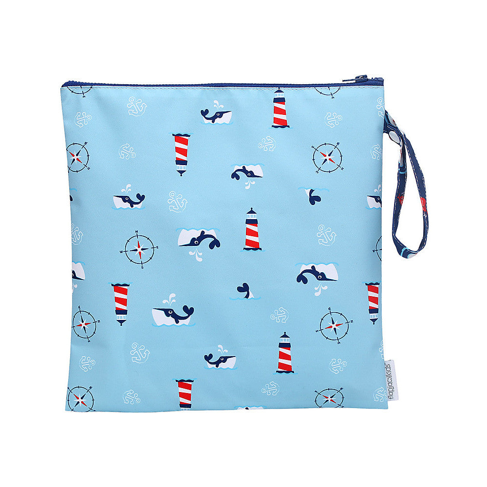 BORSA PORTA COSTUME E PORTA PANNOLINI  - SQUALO/GRANCHIO - FLAPJACKKIDS