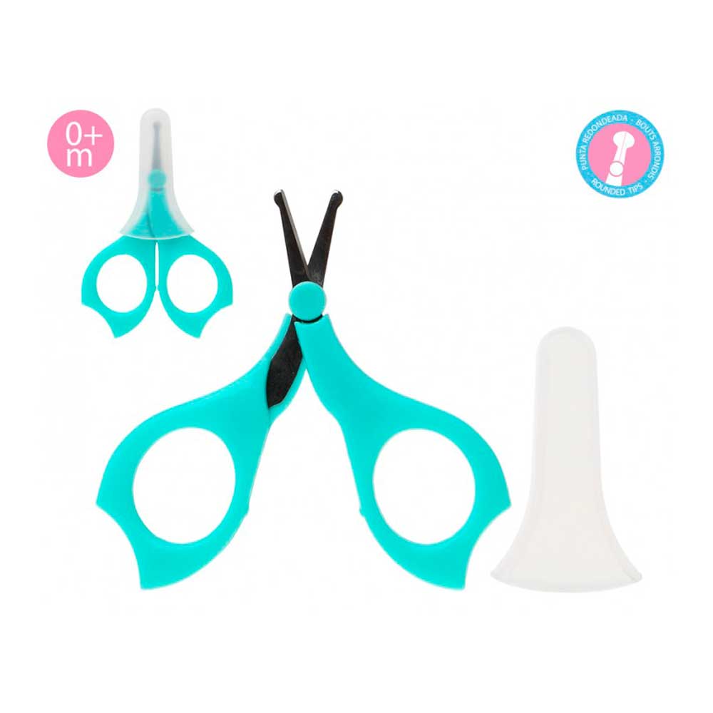 FORBICINE UNGHIE NEONATO PUNTA TONDA