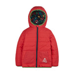 Piumino Giacca a Vento Reversibile - Blooming Bright - Frugi - lato rosso