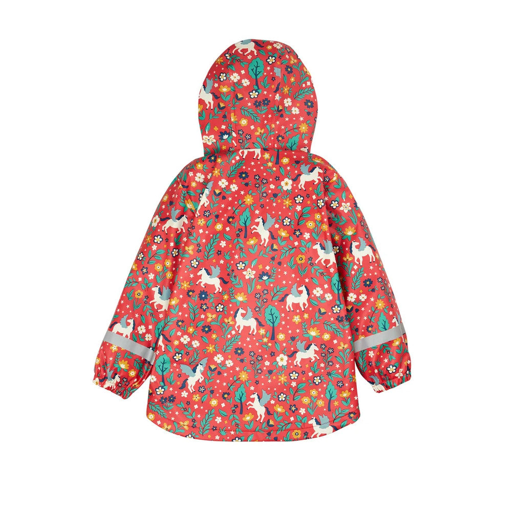 Giacca Impermeabile Foderata Puddle Buster - Unicorni - Frugi - retro