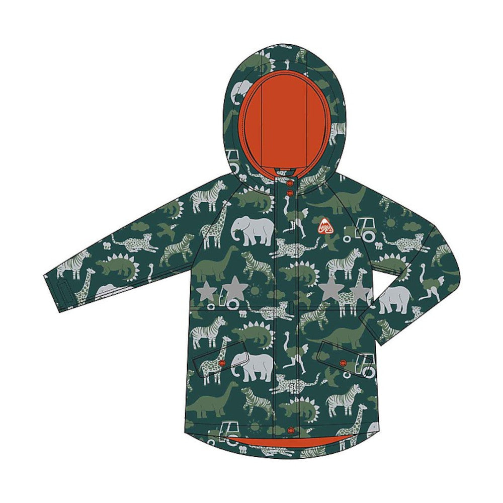 Giacca Impermeabile Explorer - Animali della Giungla - Frugi