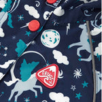 Giacca Impermeabile Imbottita Explorer - Unicorni - Frugi - bottoni