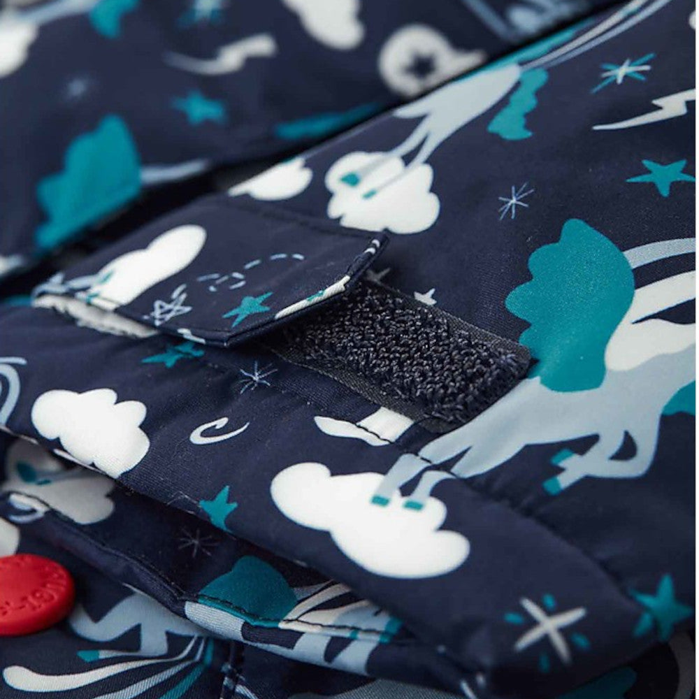 Giacca Impermeabile Imbottita Explorer - Unicorni - Frugi - manica