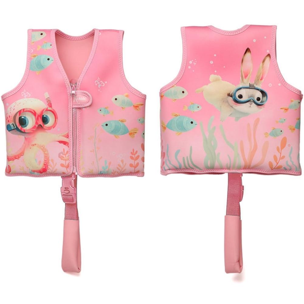Gilet Salvagente in Neoprene - Polpo Rosa