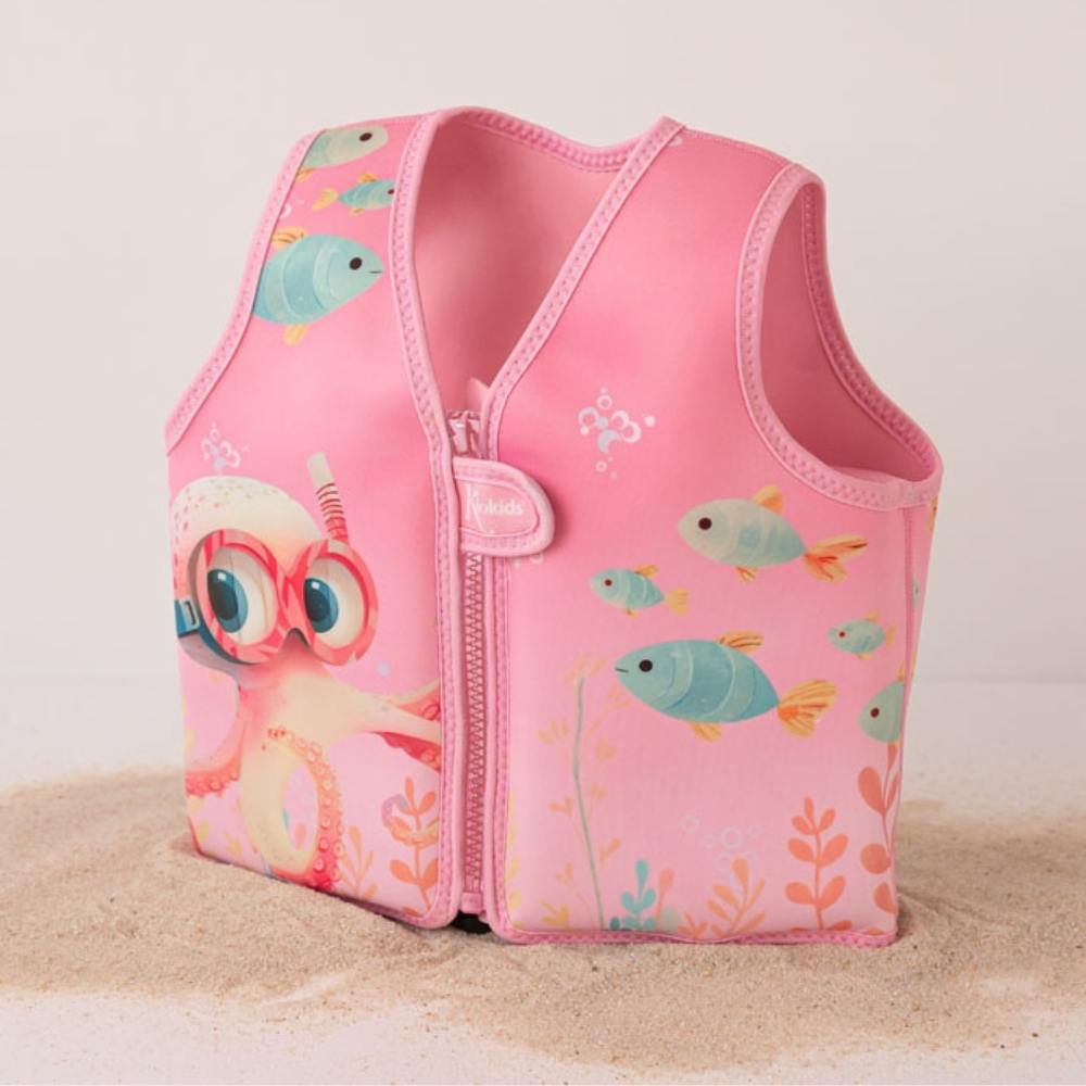 Gilet Salvagente in Neoprene - Polpo Rosa