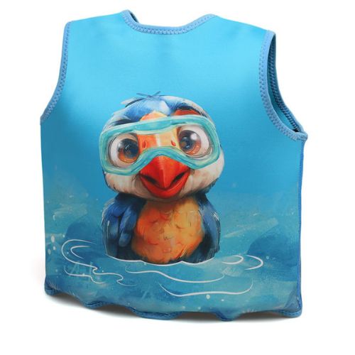 Gilet Salvagente in Neoprene - Verde - Kiokids