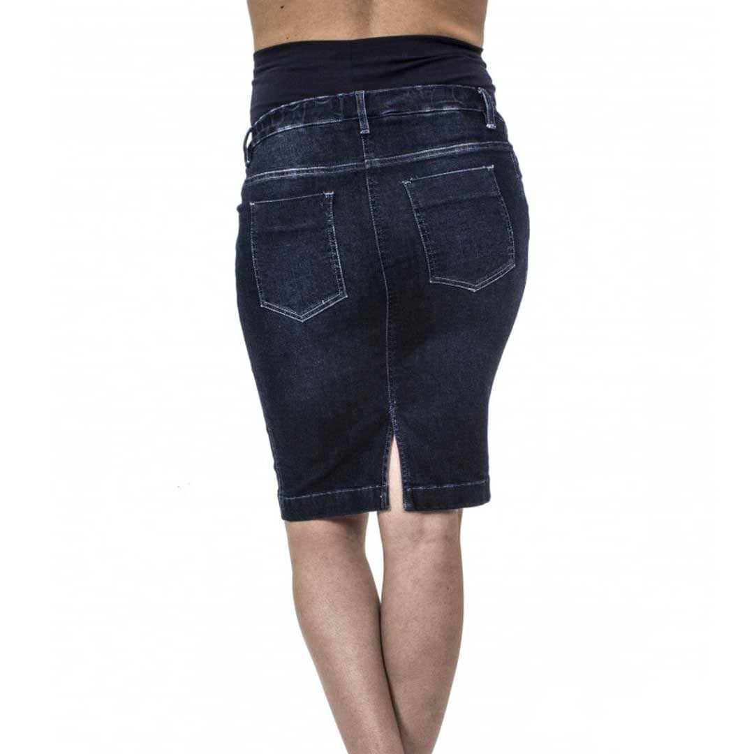 Gonna Premaman Tubino in Jeans - Retro 