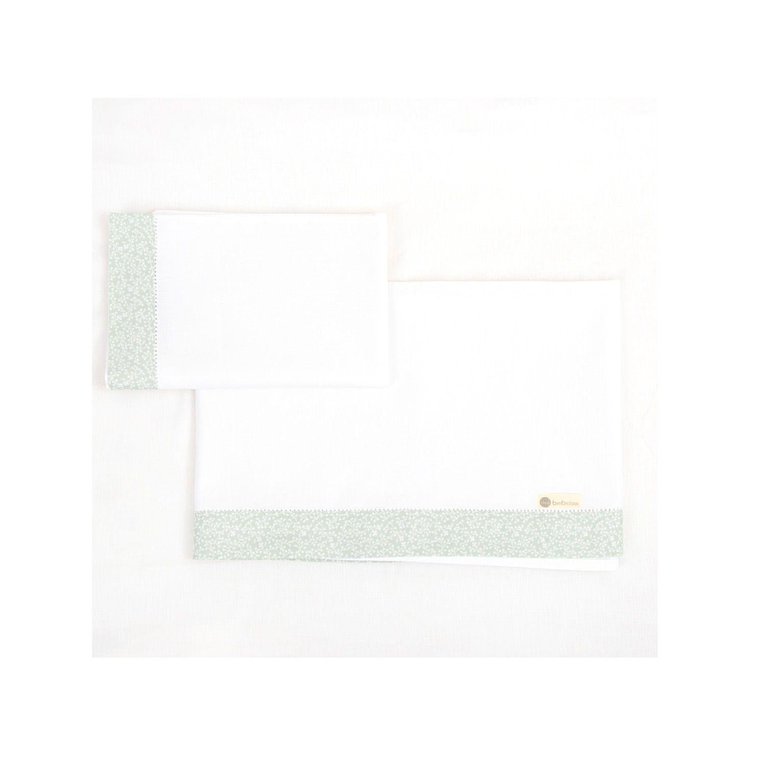 Lenzuola culla next to me e carrozzina - Provenza verde