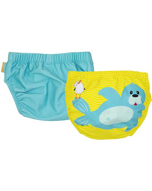 COSTUME CONTENITIVO NEONATO BAMBINO - SET DA 2 PEZZI  - FOCA