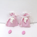 Sacchettino Confetti Segnaposto - Confettata Nascita Battesimo - Sacra Famiglia - Bimba Rosa
