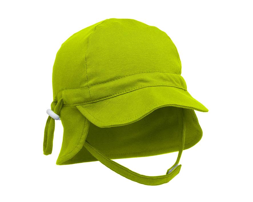 CAPPELLINO BAMBINA CON PROTEZIONE UV - VERDE 12-24 M
