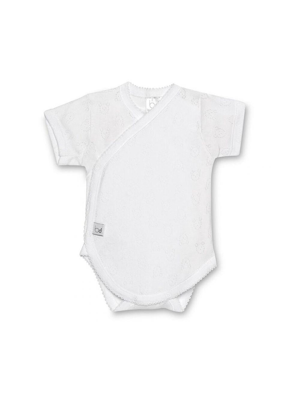 BODY NEONATO INCROCIATO MEZZA MANICA BIANCO MOD. ORSETTO - Nene Shop